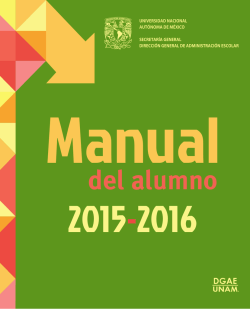 Manual del Alumno 2015-2016 - SIAE