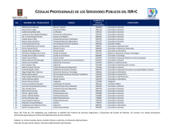 Cédulas Enero 2015 - transparenciamorelos.mx