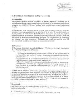 Informe de Frecuencias