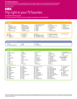 Flip right to your TV favorites