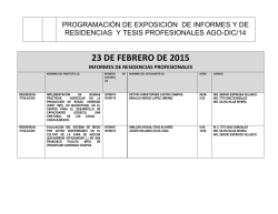 23 DE FEBRERO DE 2015 - Instituto Tecnol&oacute;gico de Comit&aacute;n