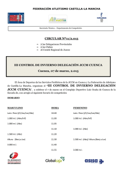 control cuenca 07 03 2015 - Federación de Atletismo de Castilla La