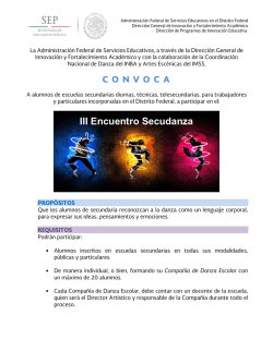 III Encuentro Secudanza