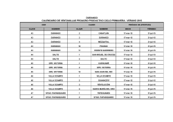 calendario ventanillas proagro productivo pv 2015