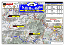 Mapa  - Tavimar Sport