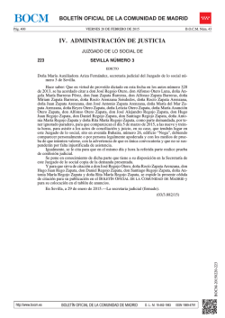IV. ADMINISTRACI&Oacute;N DE JUSTICIA - Sede Electr&oacute;nica del Boletin