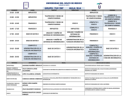 GRUPO: 7UV INF AULA: B1A