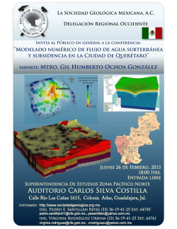 Cartel Feb-2015 - Sociedad Geológica Mexicana