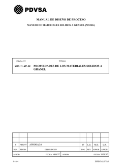 Propiedades de los Materiales Sólidos a Granel