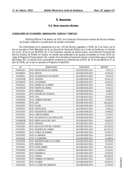 5. Anuncios - Junta de Andalucía