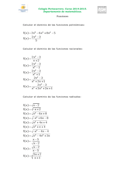 Funciones II - Ingenio Matemático
