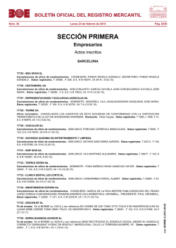 boletín oficial del registro mercantil