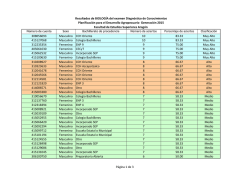 Número de cuenta Sexo Bachillerato de procedencia