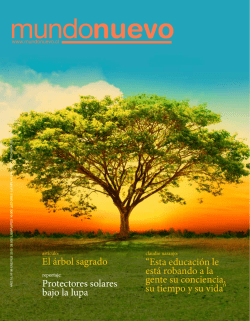 El &aacute;rbol sagrado Protectores solares bajo la lupa