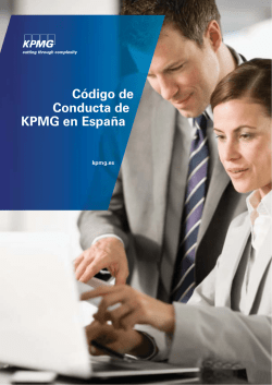 Código de Conducta de KPMG en España (PDF 762 KB)