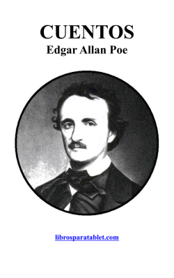 CUENTOS. Edgar Allan Poe