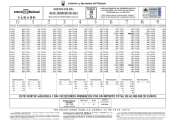Listado de Premios - loteriasyapuestas.es