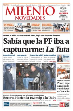 Sabía que la PF iba a capturarme