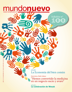 La Econom&iacute;a del bien com&uacute;n