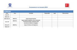 calendario oficial