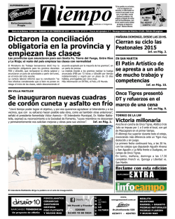 Villa Matilde - Diario Tiempo Digital