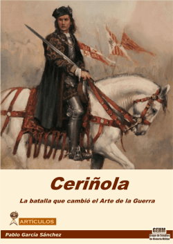 Ceriñola - Grupo de Estudios de Historia Militar