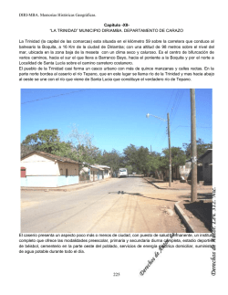 Cap. XII- La Trinidad, Boquita, Casares