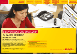 Descargar Gu&iacute;a del usuario de DHL eMailShip
