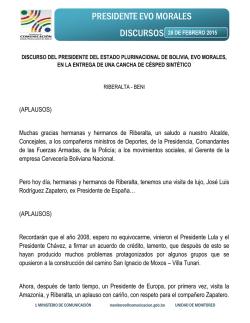 discurso del ex presidente de españa josé luis rodríguez zapatero