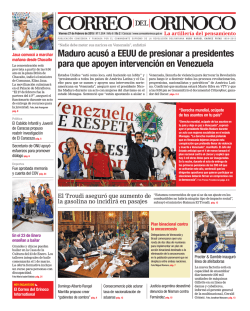 Descargar PDF - Correo del Orinoco