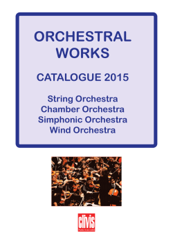 Orquestra 2015 - Clivis Publicacions