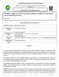 2015, 45 años. Comprometidos con el Desarrollo Humano