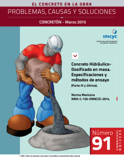 problemas, causas y soluciones - construcción y tecnología en