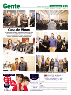 Cata de Vinos - La Prensa Austral