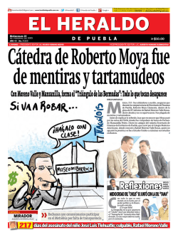 Reflexiones - El Heraldo de Puebla