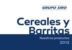 DESCARGAR Cat&aacute;logo Cereales 2015