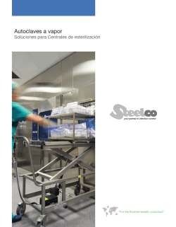 Autoclaves a vapor