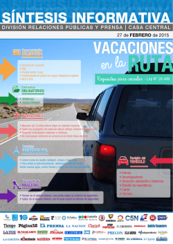 comunicado de prensa - Dirección Nacional de Vialidad