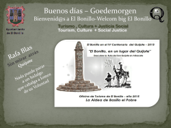 El Bonillo, en un lugar del Quijote 2015