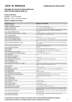 Centros del área - CEIP Juan Herrera Alcausa