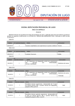 EXCMA. DEPUTACIÓN PROVINCIAL DE LUGO