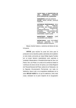 SUP-JDC-0529-2015 - Tribunal Electoral del Poder Judicial de la