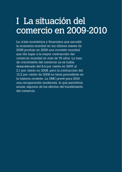 I La situación del comercio en 2009-2010