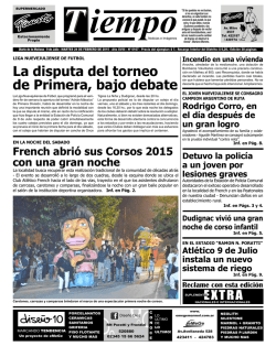 La disputa del torneo de Primera, bajo debate