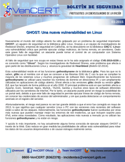 GHOST: Una nueva vulnerabilidad en Linux