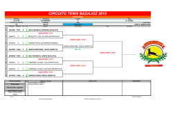 cuadros actualizados y horarios para 28 febrero -1 marzo