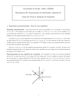Universidad de Sevilla. GIOI y GIERM. Matemáticas III