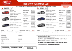 RESERVA TUS MODELOS