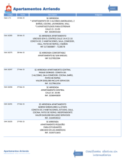 Apartamentos Arriendo