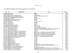 Obligaciones negociables, certificados de participación, títulos